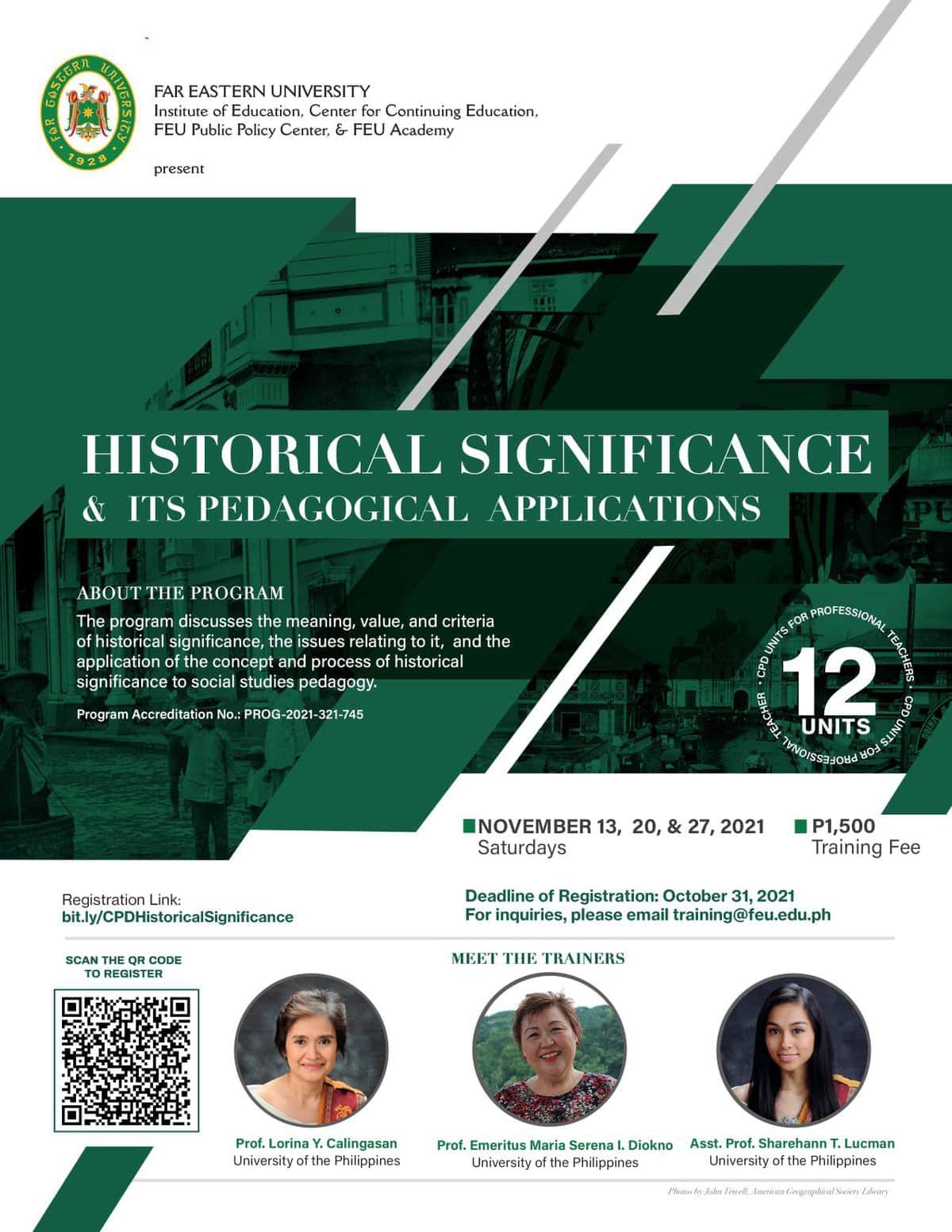 Coming this November: Historical Significance & its Pedagogical Applications
