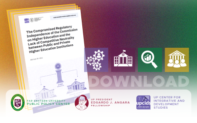 The Compromised Regulatory Independence of the Commission on Higher Education and the Lack of Competitive Neutrality between Public and Private Higher Education Institutions